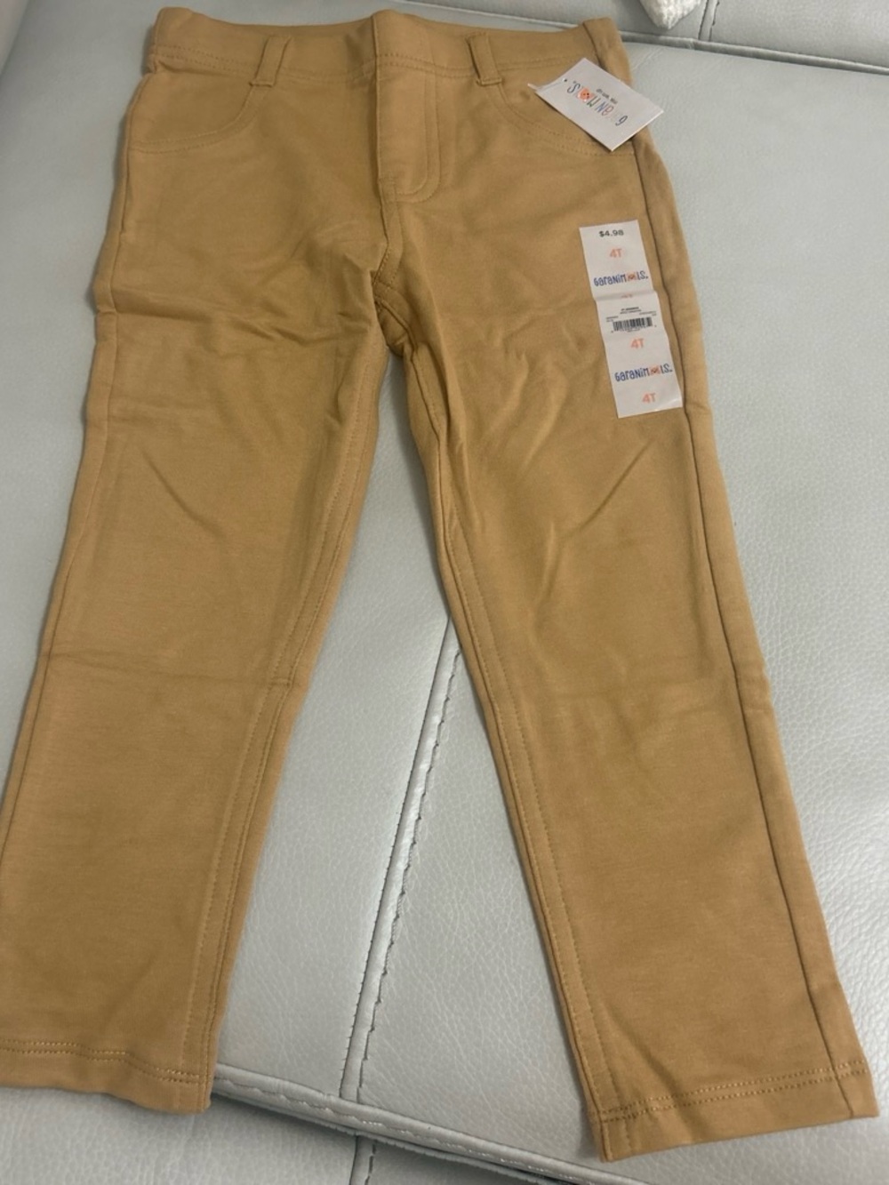 Garanimals Tan Pull-On Kids Leggings